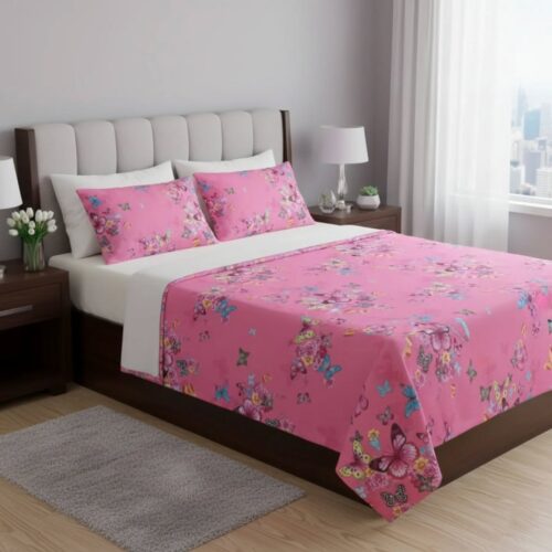 7 Enchanted Garden Butterfly Bedsheet Set