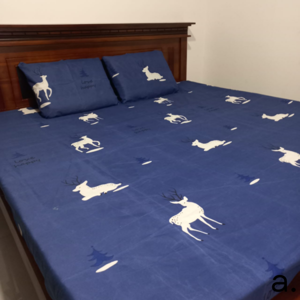 Midnight Walk in the Forest: The Reindeer Edition Bedding Set