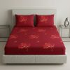 The Crimson Romance Collection Golden Rose Accents Bedding Set