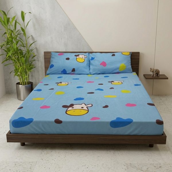 The Playful Pasture Collection Cartoon Cow Motif Bedding Set