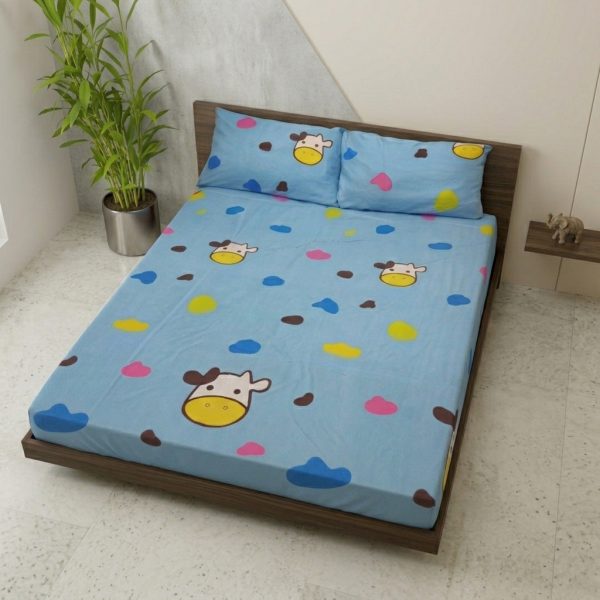 The Playful Pasture Collection Cartoon Cow Motif Bedding Set