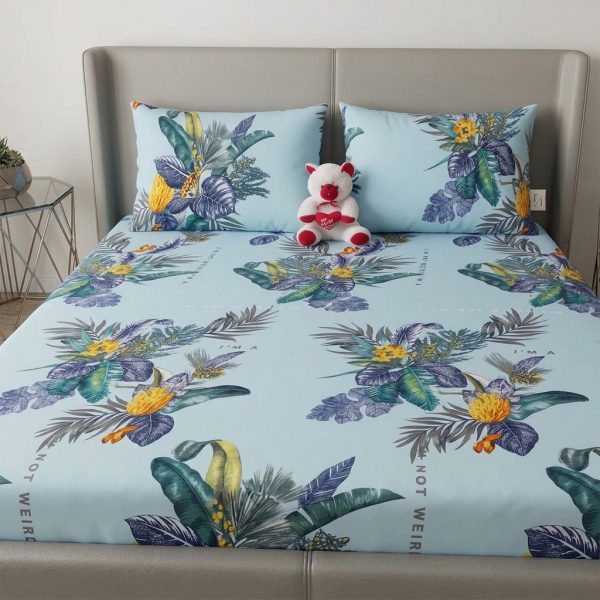 The Island Breeze Collection Botanical Fern Motif Bedding Set