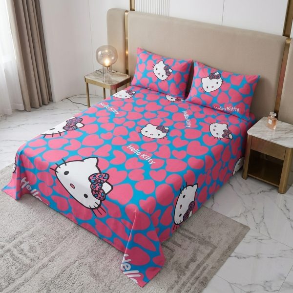 Blue & Pink Hello Kitty Dream Sheets Blue & Pink Hello Kitty Dream Sheets