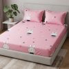 Pastel Pink Kawaii Rabbit & Blossom "Sweet Dreams" Bedsheet Set Pastel Pink Kawaii Rabbit & Blossom "Sweet Dreams" Bedsheet Set